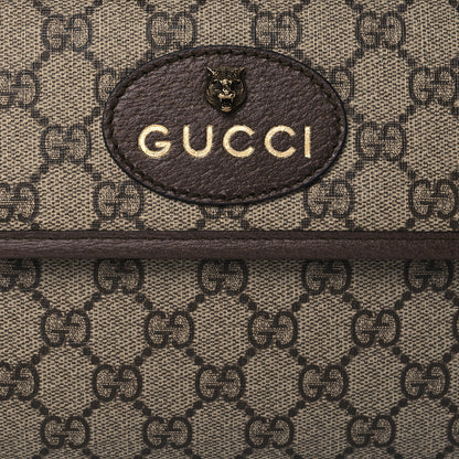 Gucci GG Supreme Monogram Neo Vintage Web Belt Bag Brown 8 of 10