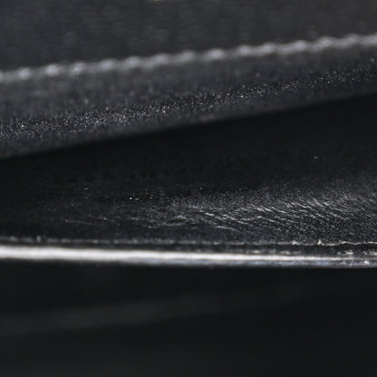 Saint Laurent Grain De Poudre Textured Mixed Matelasse Triquilt Medium Monogram Satchel Black 6 of 13
