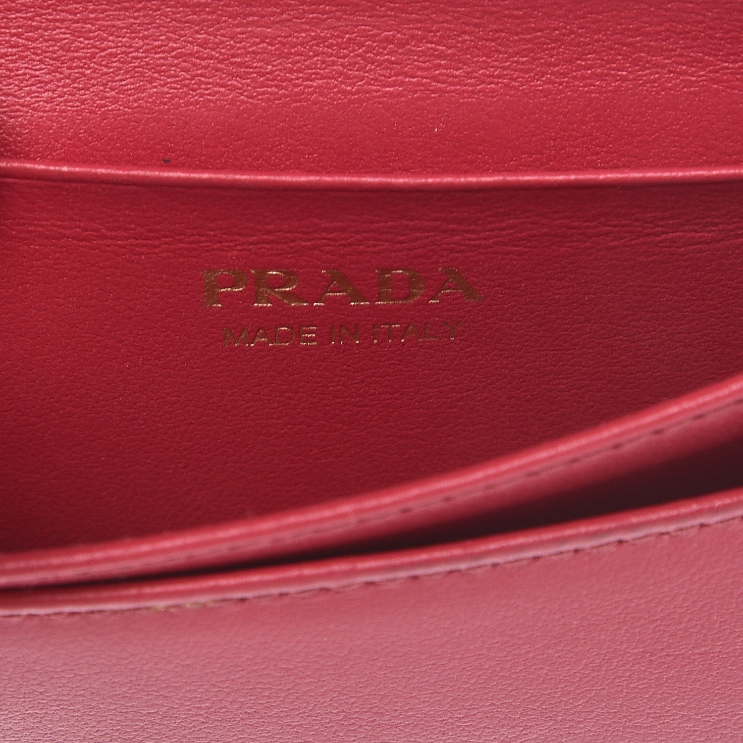 Prada Vitello Move Business Card Holder Peonia 6 of 8