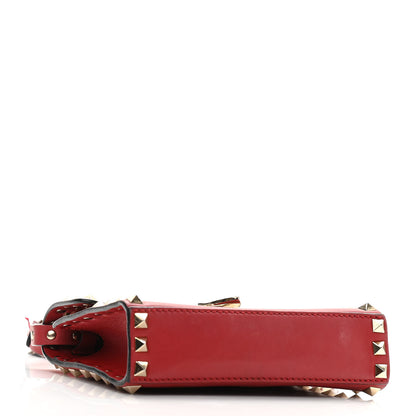 Valentino Garavani Vitello Mini Rockstud Flip Lock Crossbody Bag Red 4 of 13