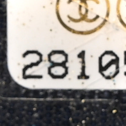 Chanel Canvas Small Deauville Clutch With Chain Navy 10 of 13