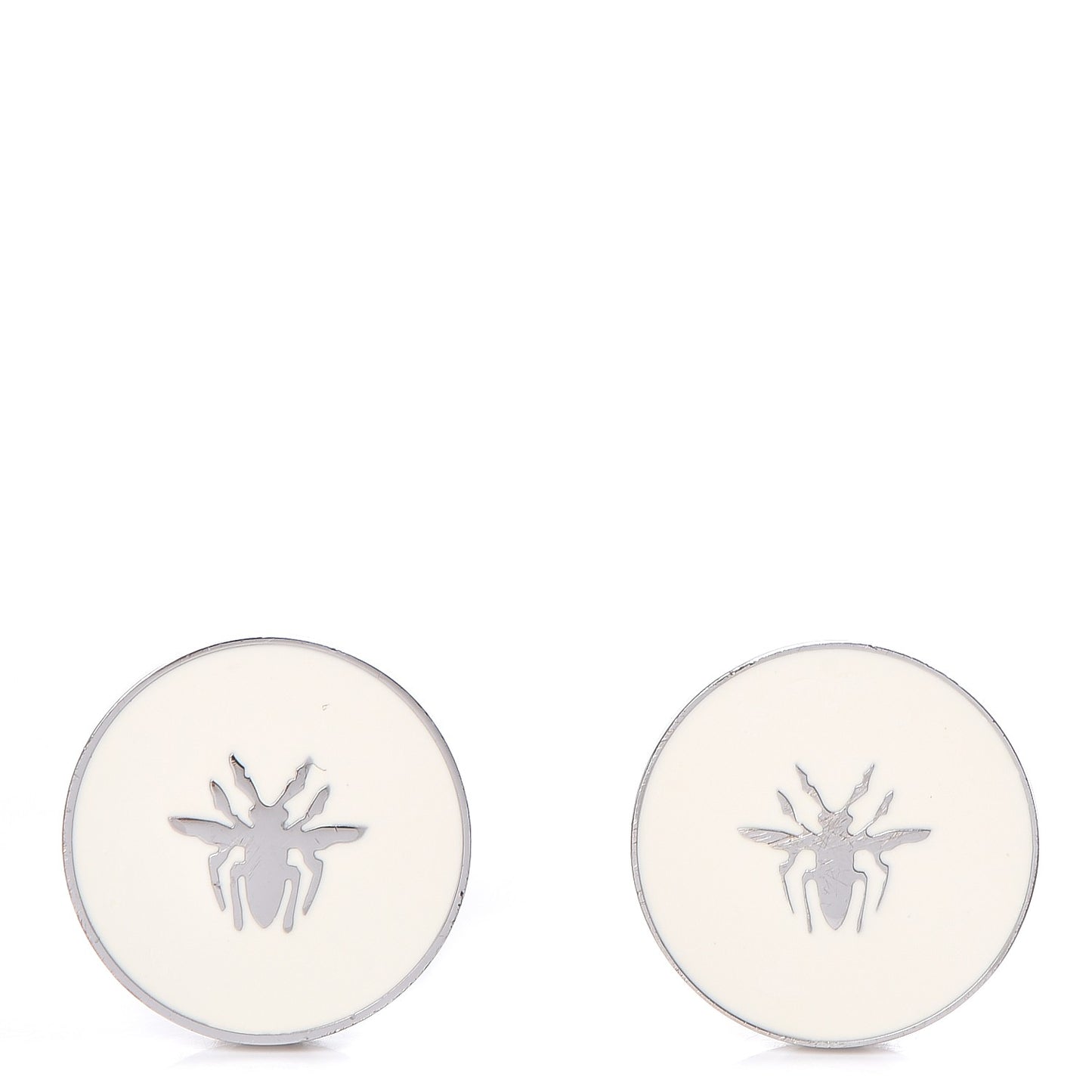 Homme Lacquer Bee Cufflinks Palladium