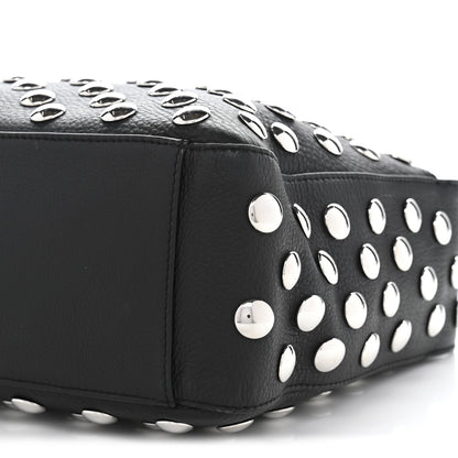 Khaite Pebbled Sport Calfskin Studded Elena Black 8 of 8