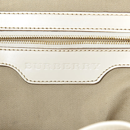 Burberry House Check Small Canterbury Tote White 6 of 15