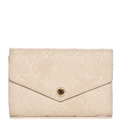 Louis Vuitton Empreinte Compact Curieuse Wallet Neige 1 of 7