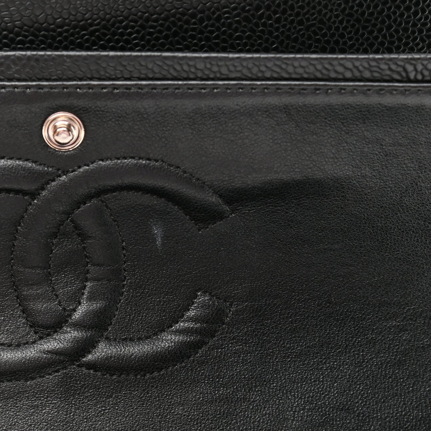 Chanel Caviar Quilted Medium Double Flap Black 11 of 11