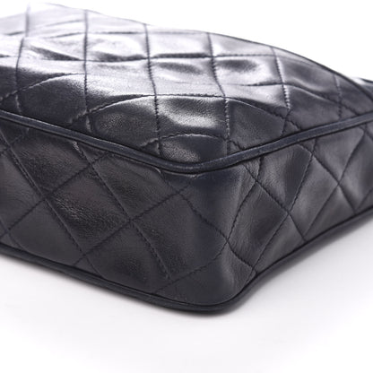 Chanel Lambskin Quilted CC Tassel Camera Case Navy 10 of 12