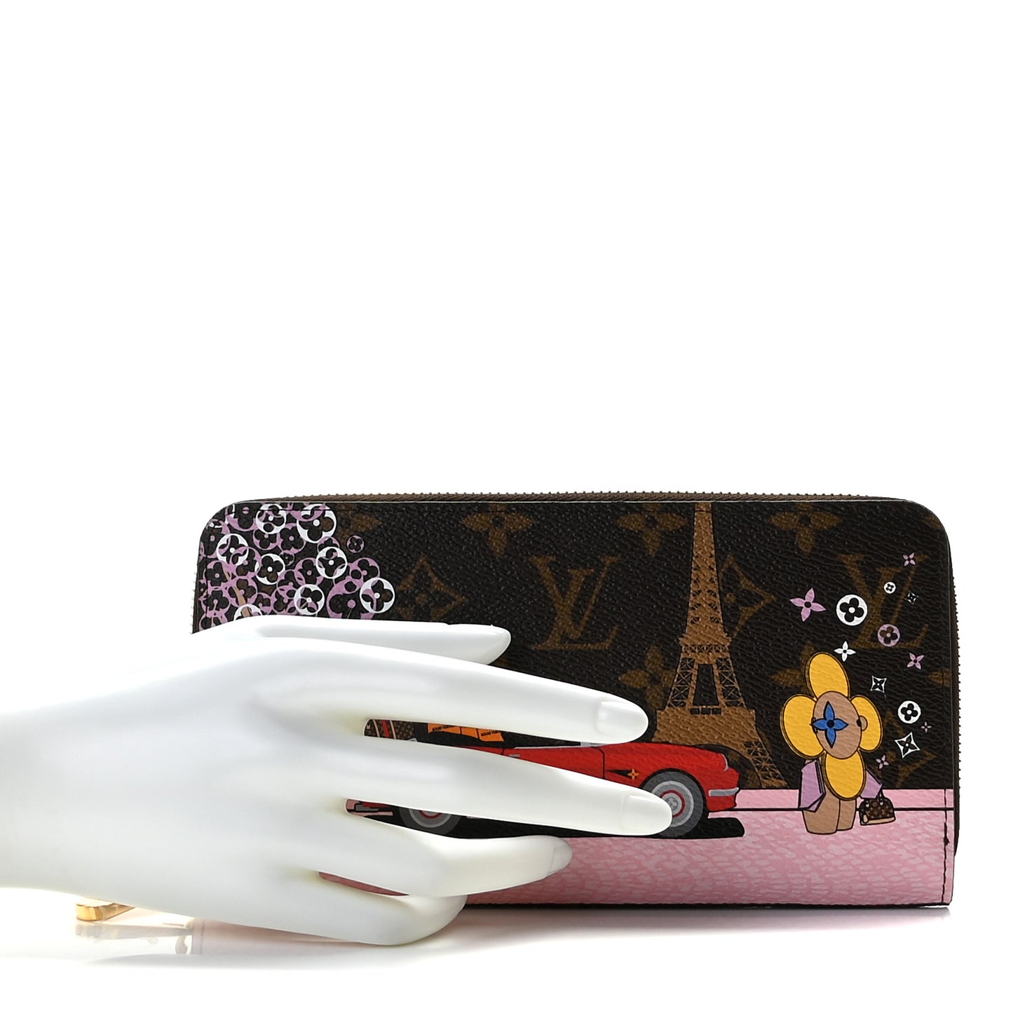 Monogram 2019 Christmas Animation Zippy Wallet