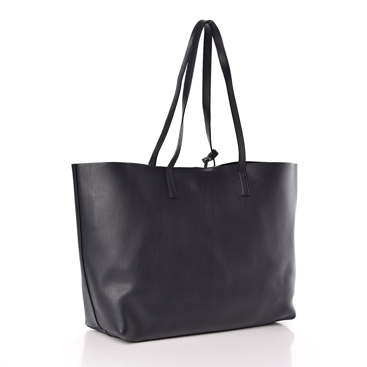 Calfskin Large Shopping Tote Navy