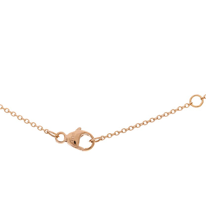 David Yurman 18K Rose Gold Diamond Morganite 7mm Petite Chatelaine Pendant Necklace 3 of 4
