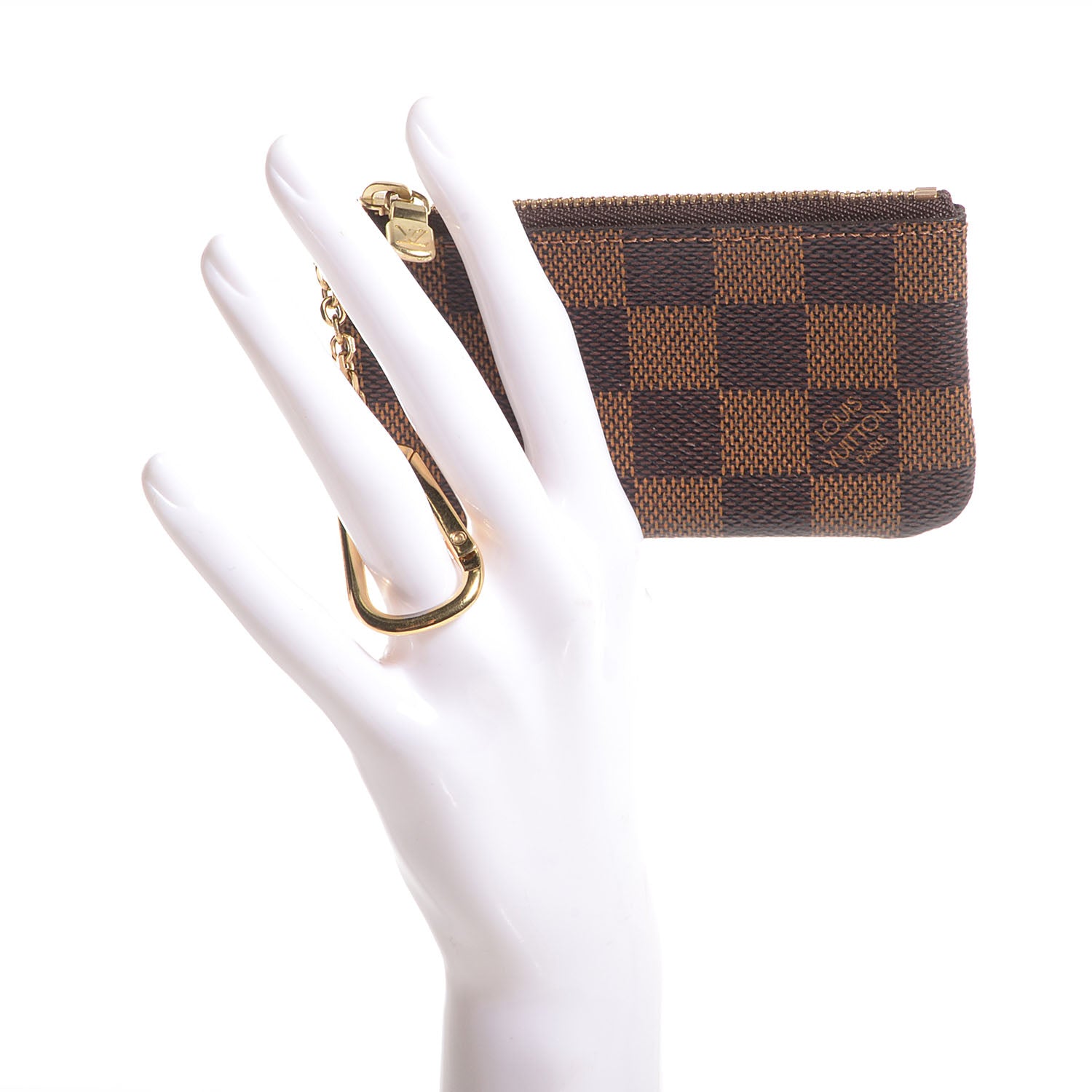 Louis Vuitton Damier Ebene Key Pouch 2 of 7