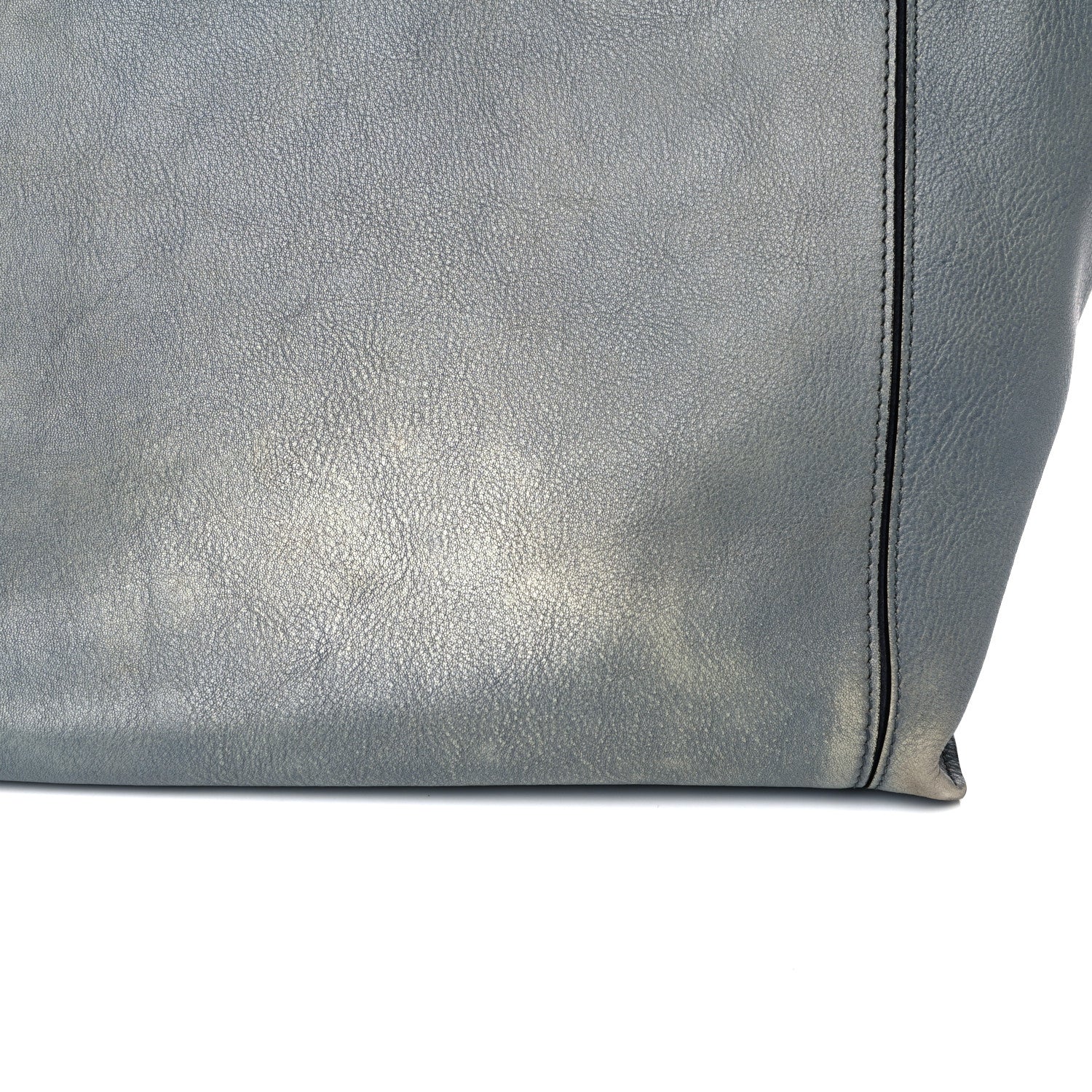 Chloe Smooth Calfskin Medium Milo Shopping Tote Cloudy Blue 28 of 33