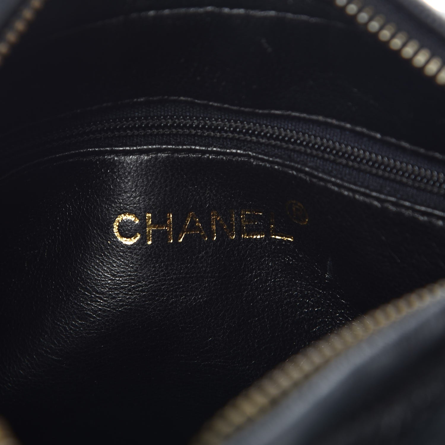 Chanel Lambskin Quilted CC Tassel Camera Case Black 6 of 11