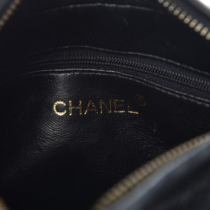 Chanel Lambskin Quilted CC Tassel Camera Case Black 6 of 11