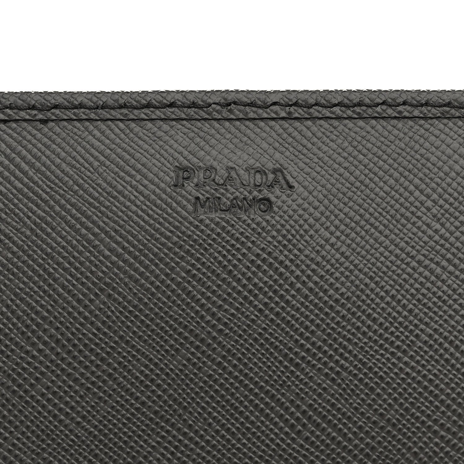 Prada Saffiano Metal Oro Chain Wallet Marmo 6 of 11