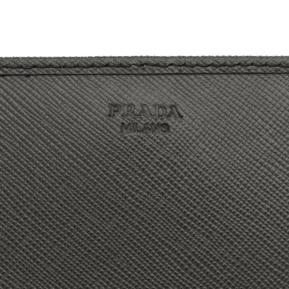 Prada Saffiano Metal Oro Chain Wallet Marmo 6 of 11