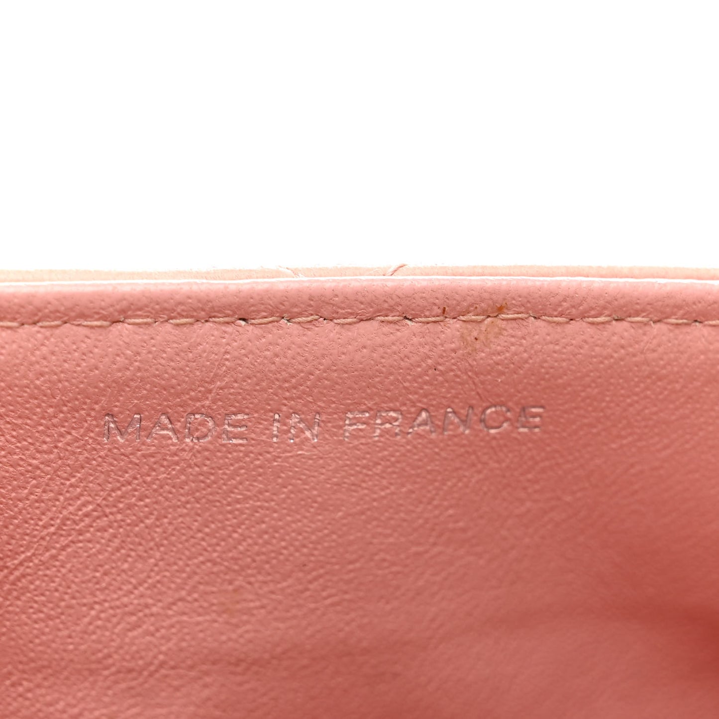 Lambskin Quilted Mini Flap Pink