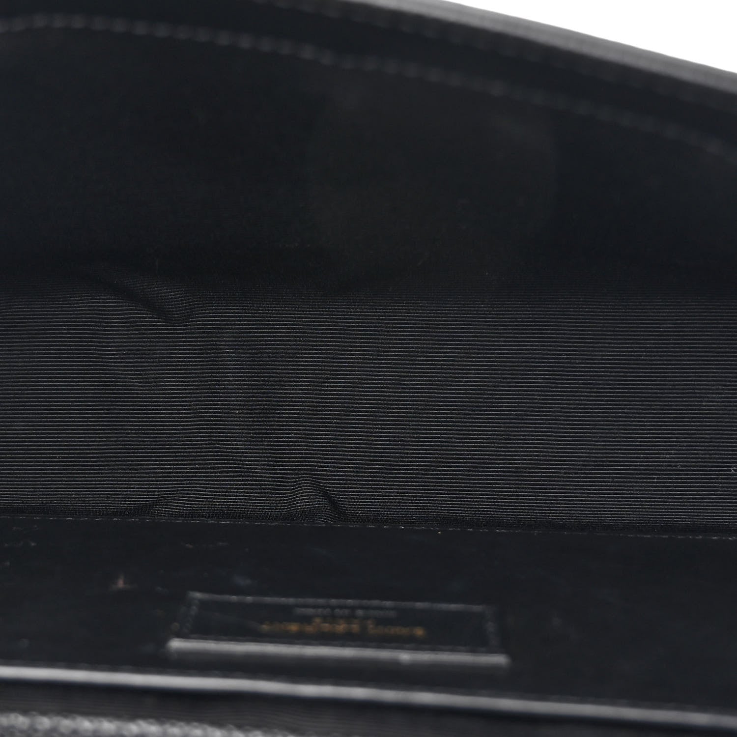 Saint Laurent Grain De Poudre Medium Classic Monogram Kate Satchel Black 5 of 10