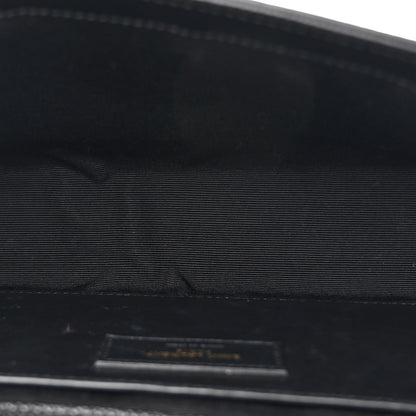 Saint Laurent Grain De Poudre Medium Classic Monogram Kate Satchel Black 5 of 10