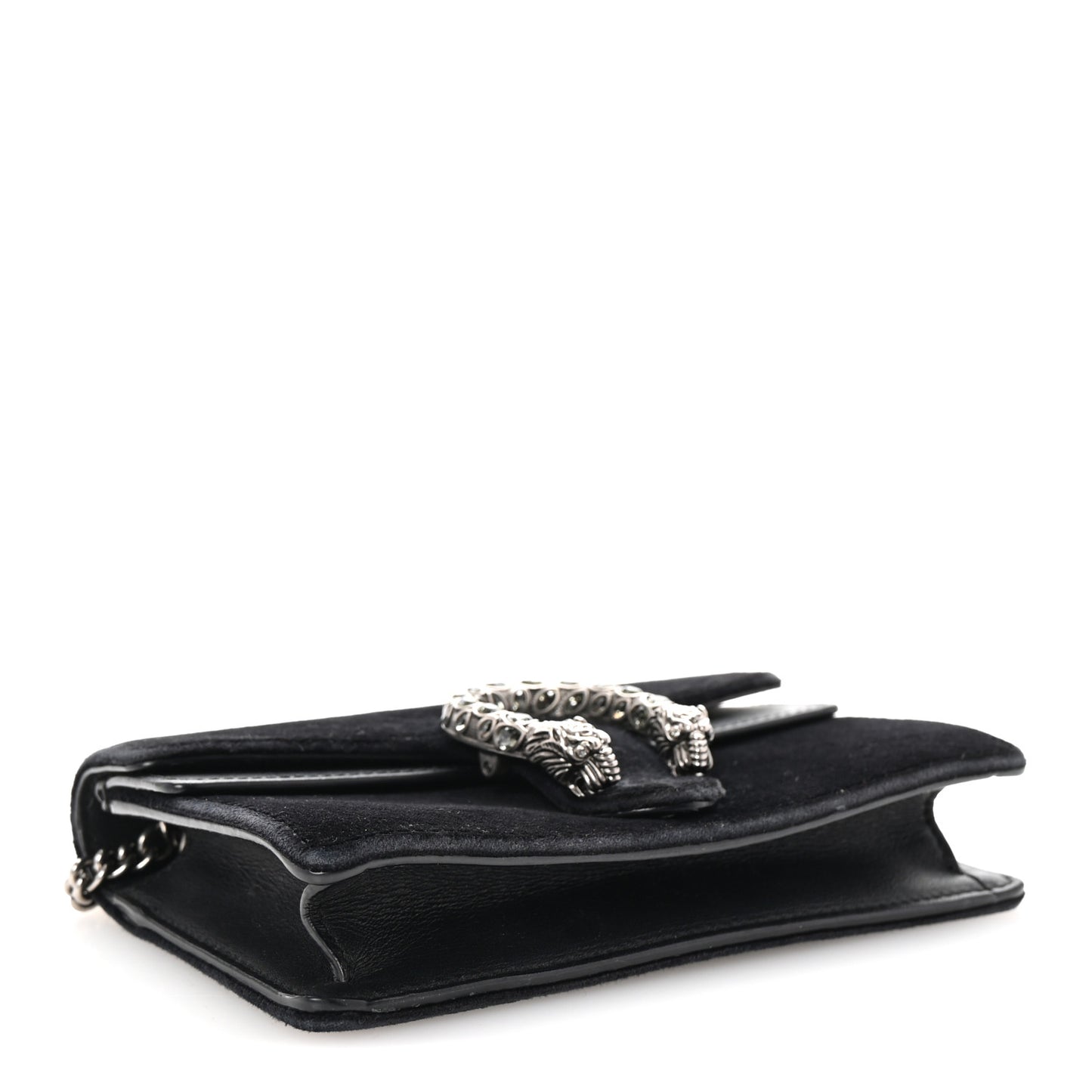 Velvet Super Mini Dionysus Shoulder Bag Black