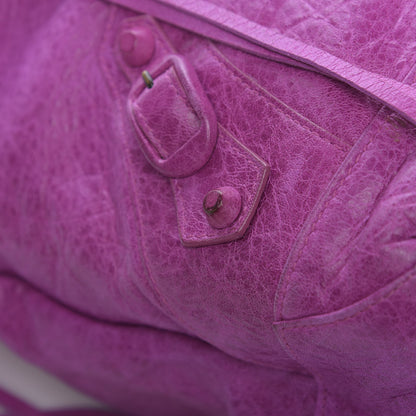 Balenciaga Agneau Rubber Covered Classic Hardware Day Hobo Amethyst 16 of 16