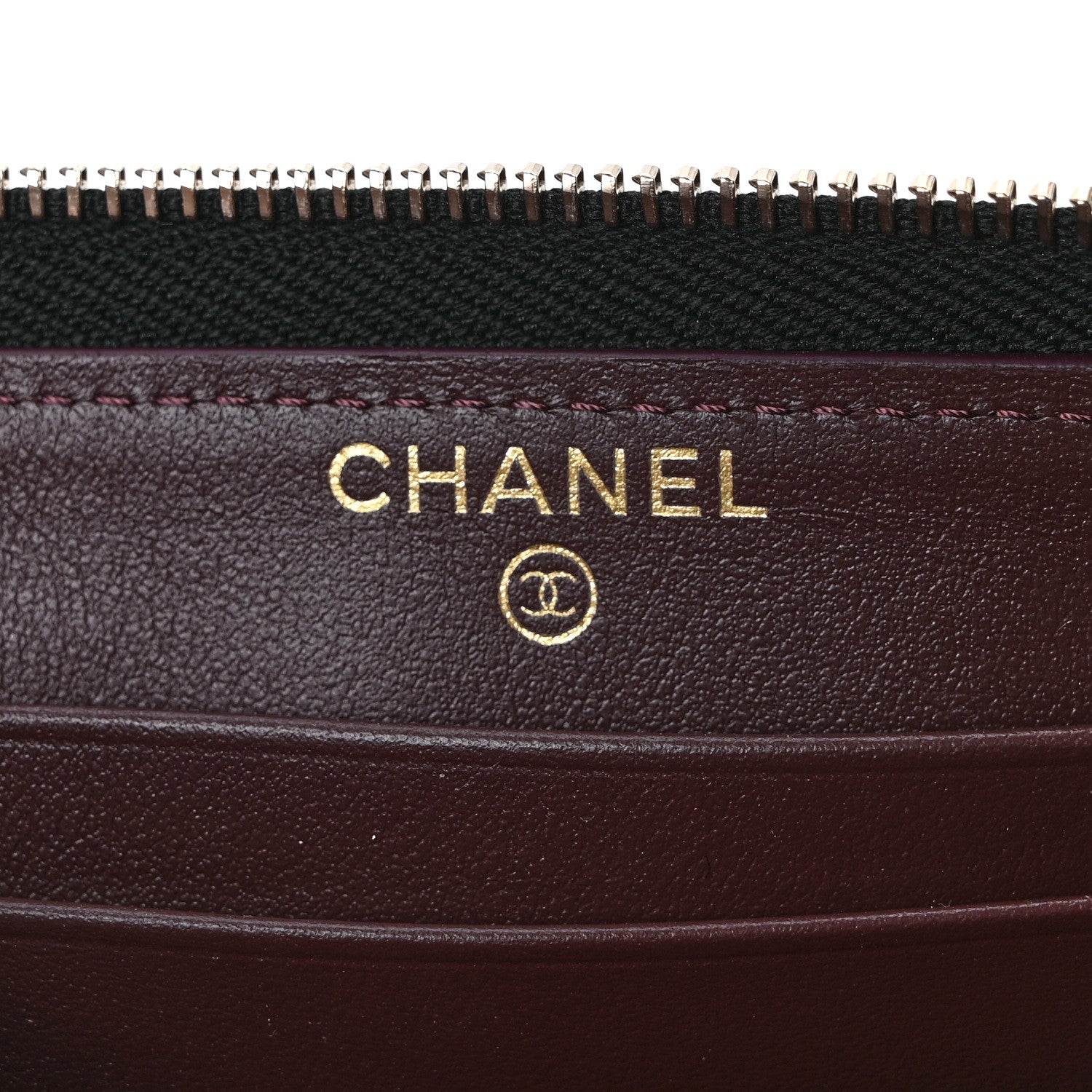 Chanel Caviar Quilted Medium Zip Around Wallet Black 6 of 8