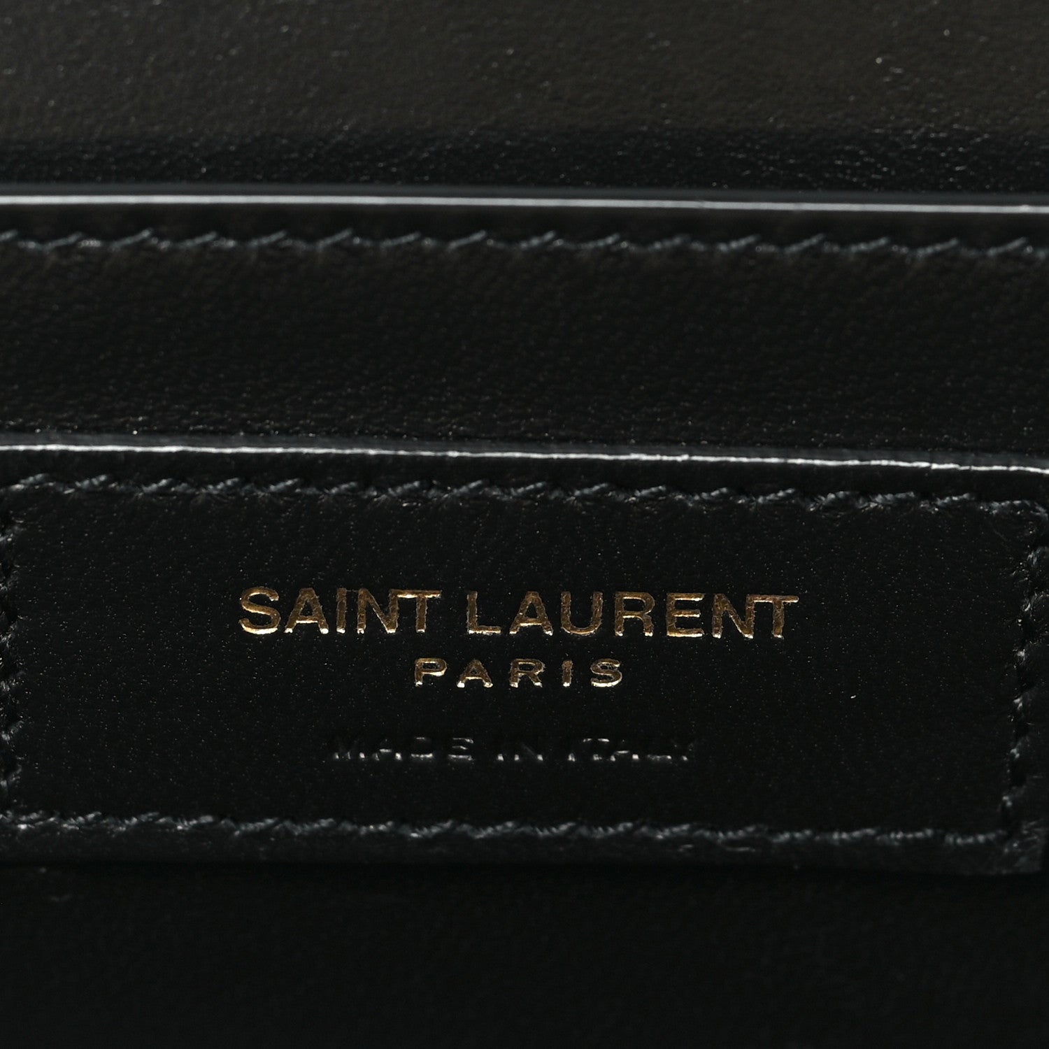 Saint Laurent Smooth Calfskin Large Midnight Clutch Black 6 of 8