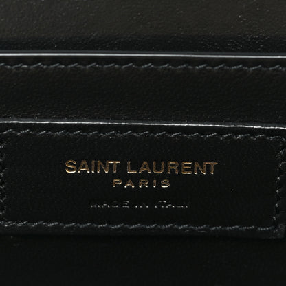 Saint Laurent Smooth Calfskin Large Midnight Clutch Black 6 of 8