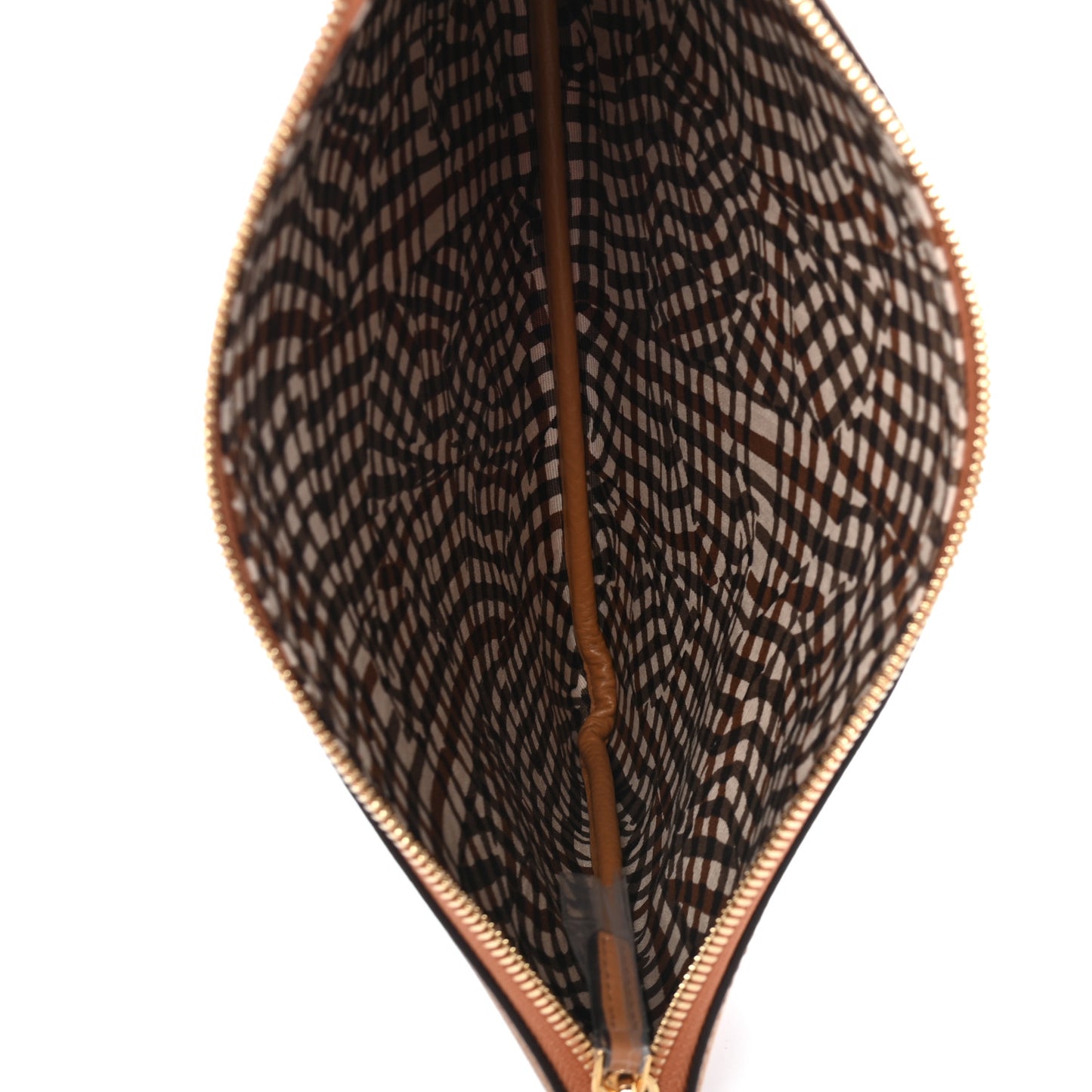 Visetos Medium Stark Wristlet Pouch Cognac