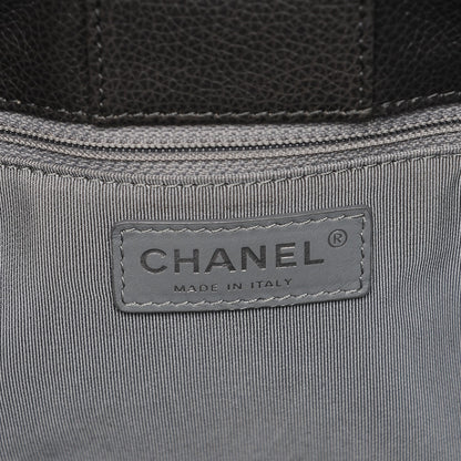 Chanel Calfskin Cerf Executive Shopper Tote Grey 8 of 12