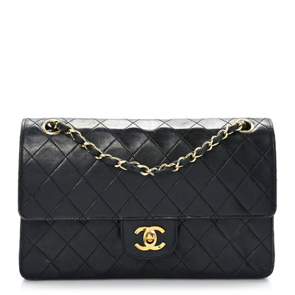 Chanel Lambskin Quilted Small Double Flap Black 2 of 10