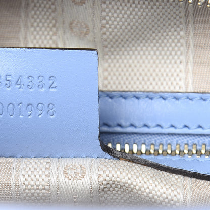 Gucci Bright Diamante Top Handle Bag Mineral Blue 8 of 21
