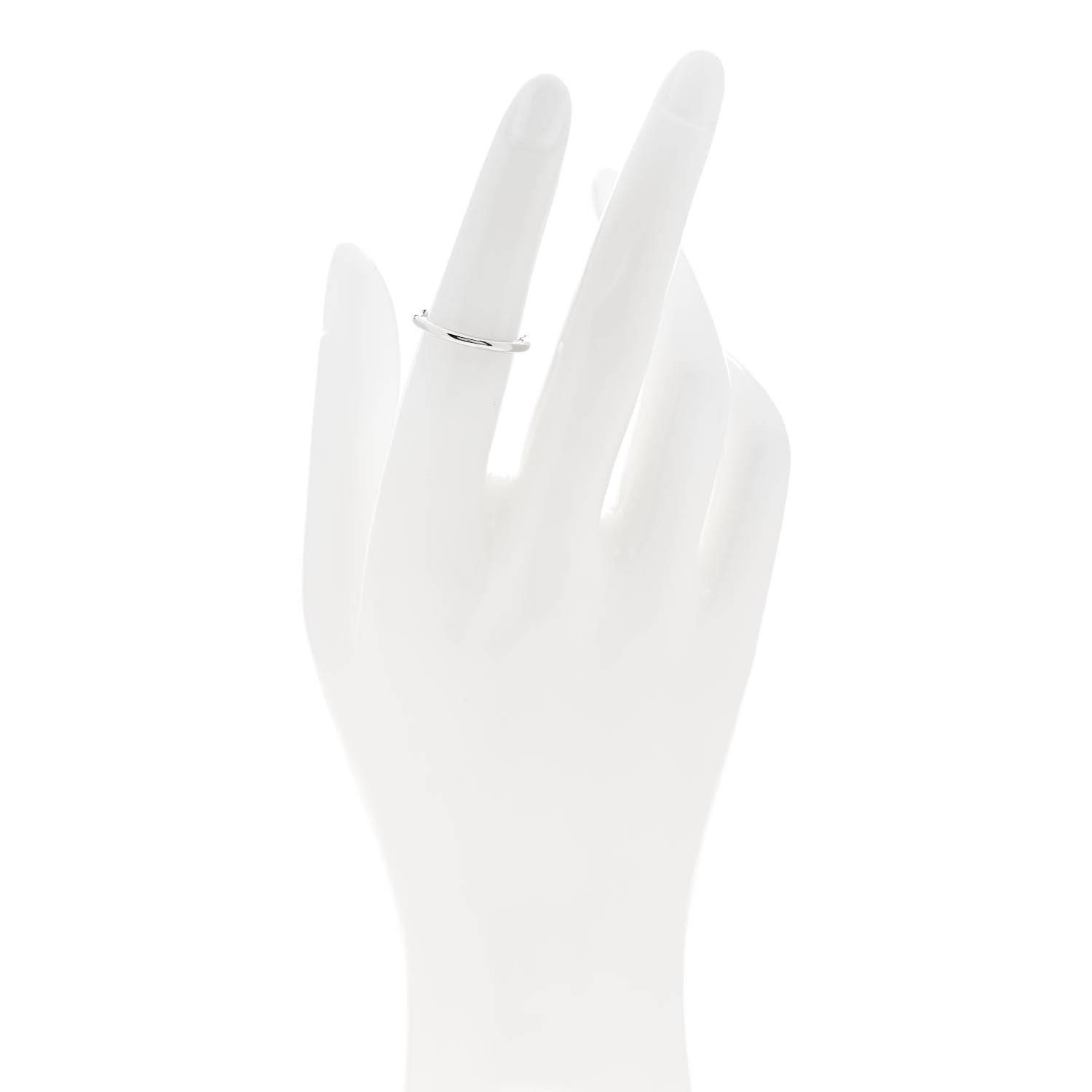 Tiffany Platinum 1.7mm Wedding Band Ring  50 5.5 2 of 4