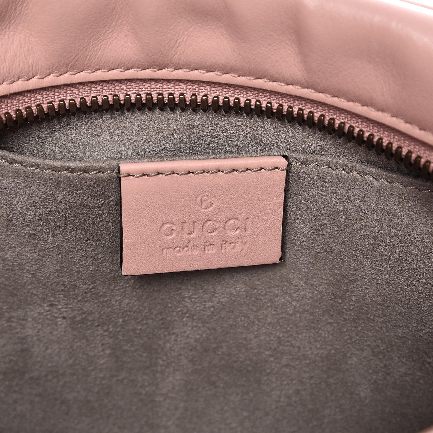 Calfskin Matelasse Small GG Marmont Chain Shoulder Bag Perfect Pink
