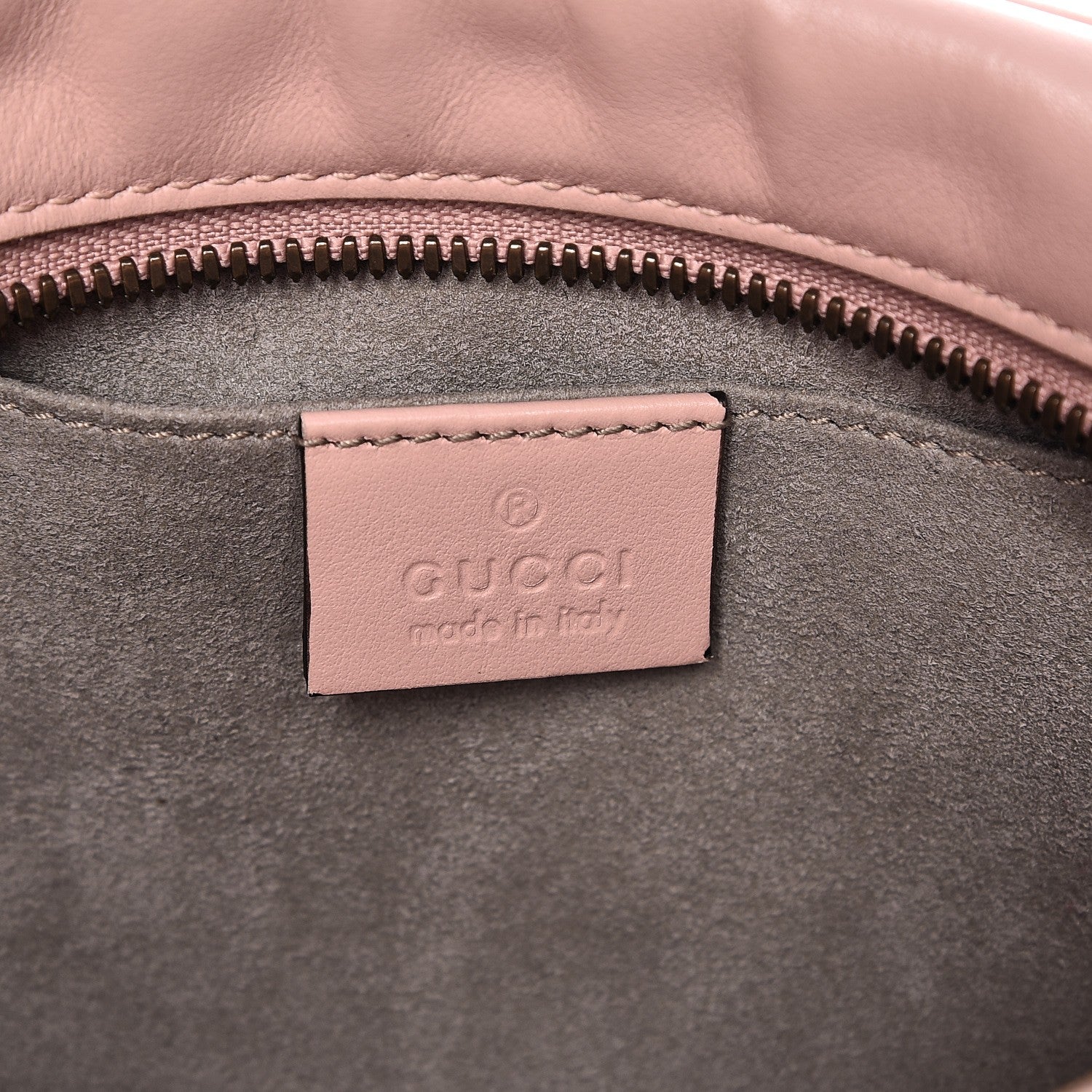 Gucci Calfskin Matelasse Small GG Marmont Chain Shoulder Bag Perfect Pink 6 of 10