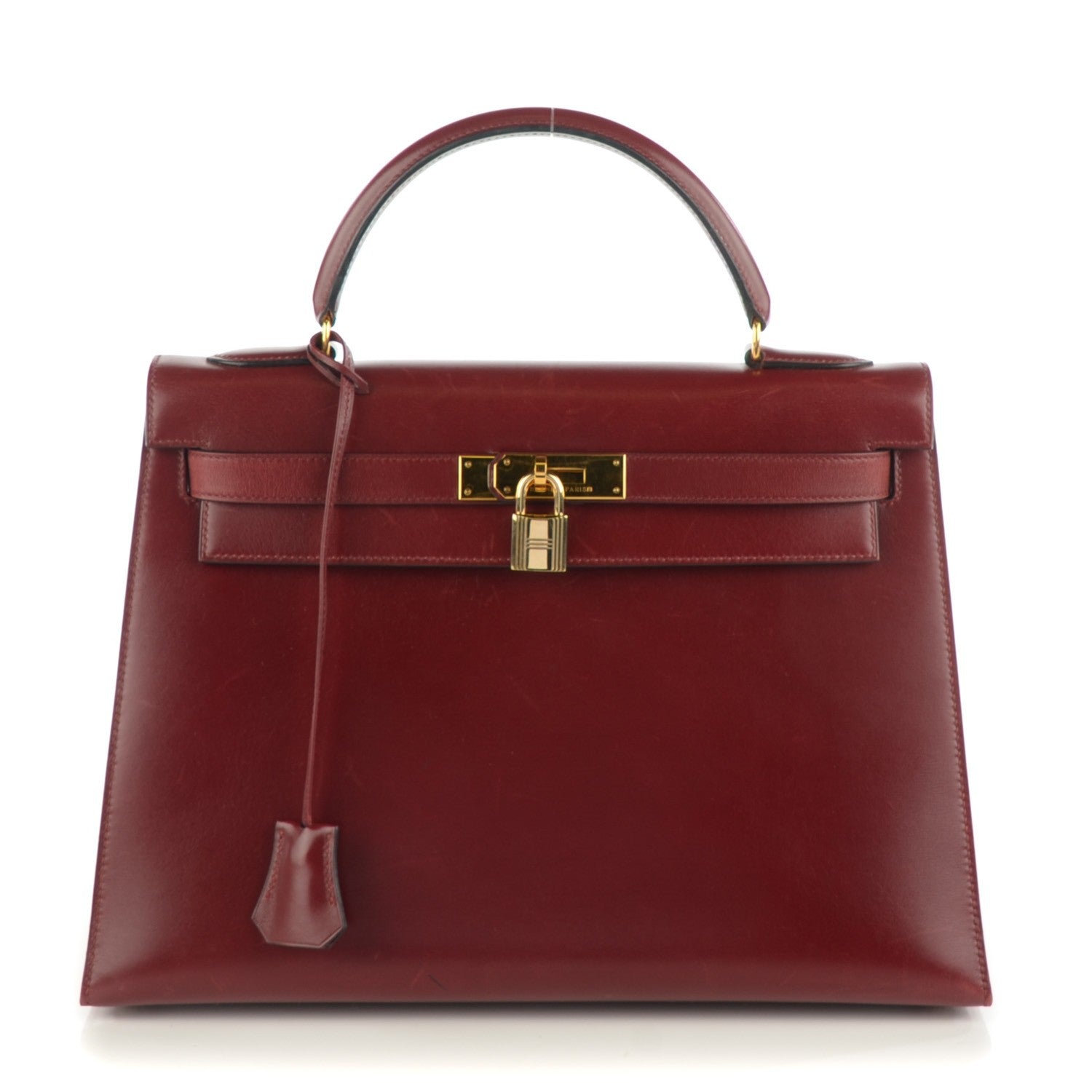 Hermes Box Kelly Sellier 32 Rouge H 1 of 22