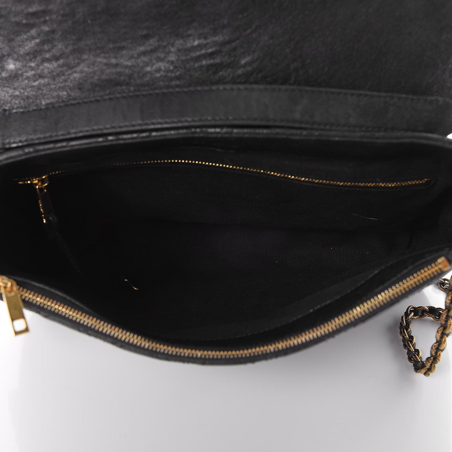 Lambskin Quilted The XL Single Flap Bag Black