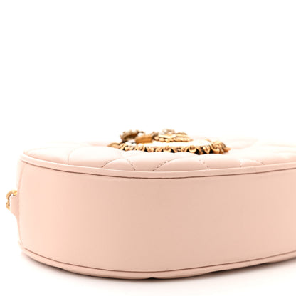 Dolce & Gabbana Smooth Calfskin Mini Devotion Camera Bag Cipria 8 of 9