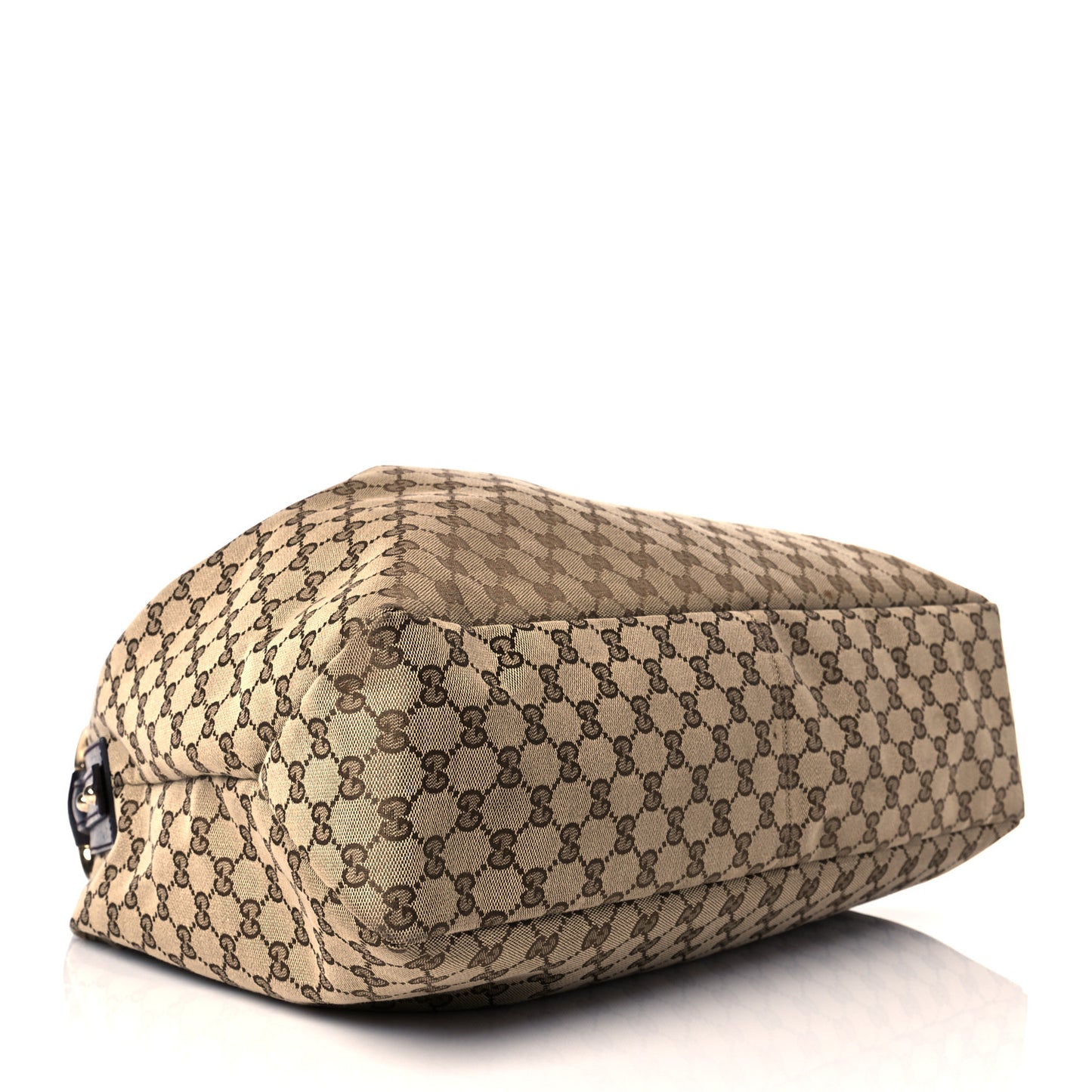 Monogram Large Horsebit Chain Hobo Dark Brown