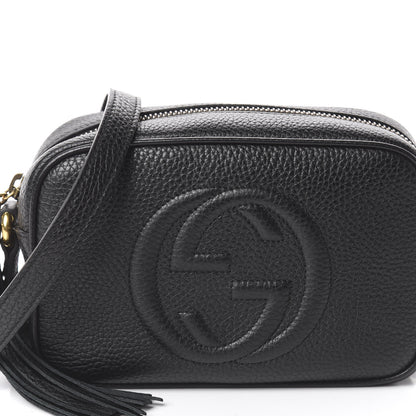 Gucci Pebbled Calfskin Mini Soho Disco Bag Black 6 of 8