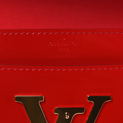 Louis Vuitton Patent Louise Clutch Cherry 6 of 10