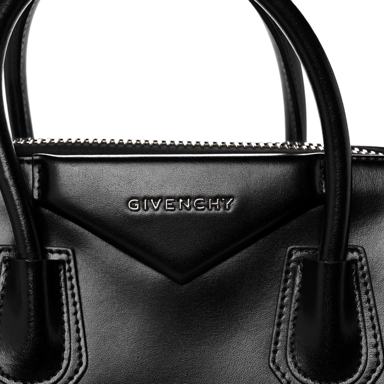 Givenchy Shiny Lord Calfskin Small Antigona Black 7 of 12