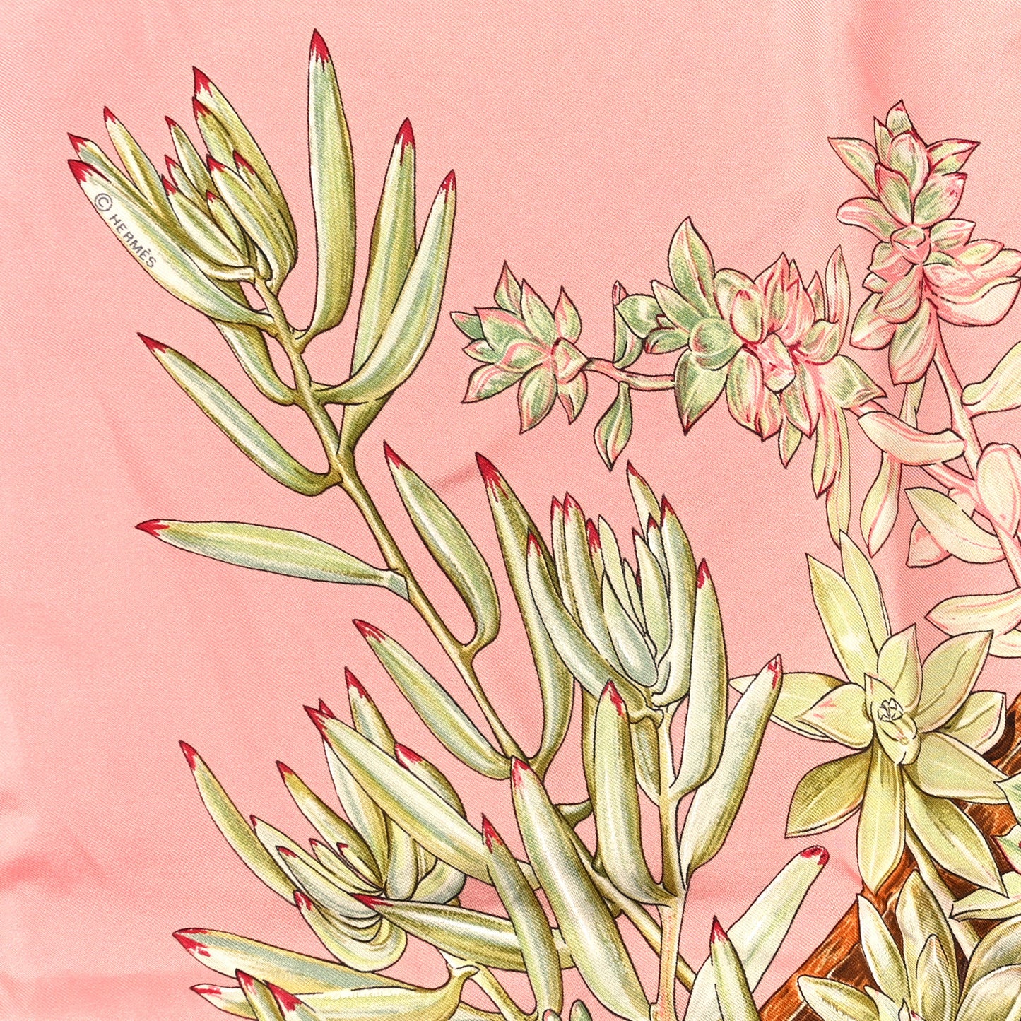 Silk Jardin Secret Scarf 90