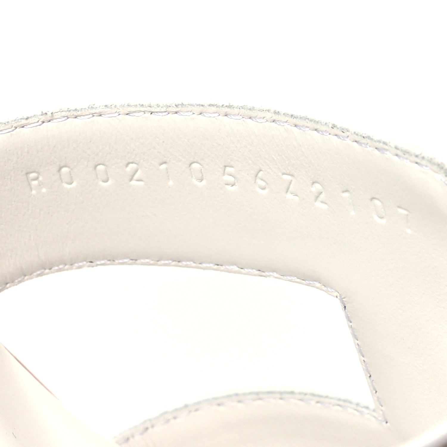 Hermes Box Calfskin Oran Sandals 40 White 6 of 8