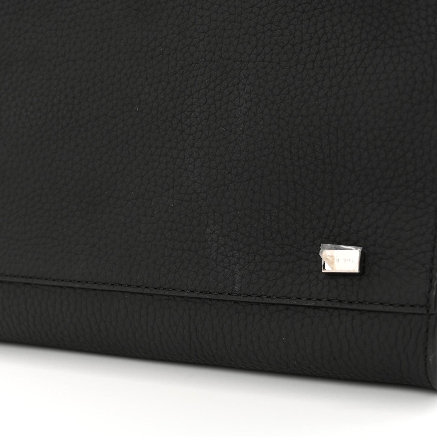 Grained Calfskin Soft Margaux 10 Bag Black