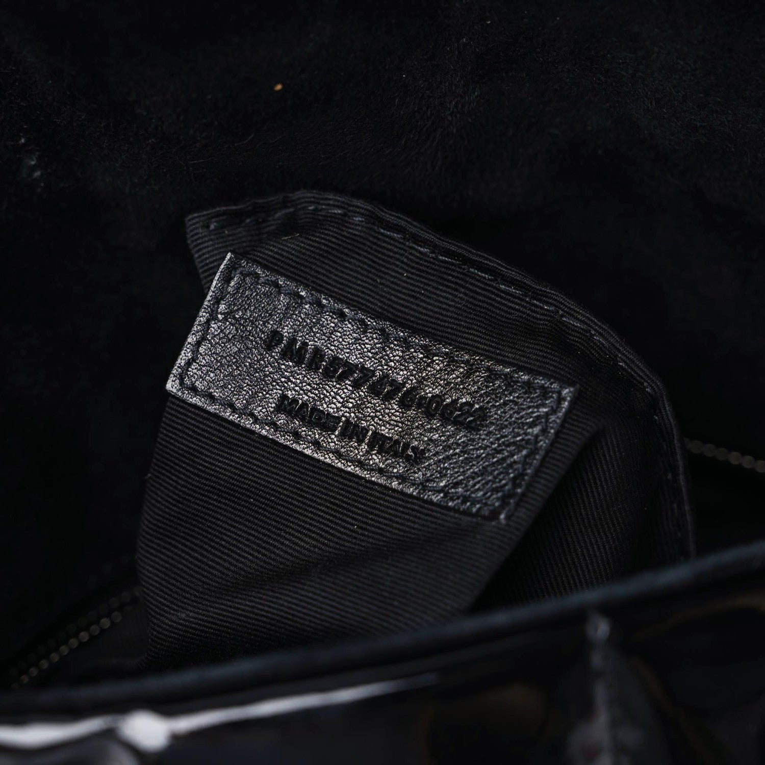 Saint Laurent Patent Lambskin Quilted Medium Loulou Puffer Monogram Chain Satchel Black 8 of 9