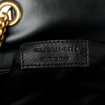 Saint Laurent Calfskin Y Quilted Monogram Medium Loulou Chain Satchel Black 8 of 11