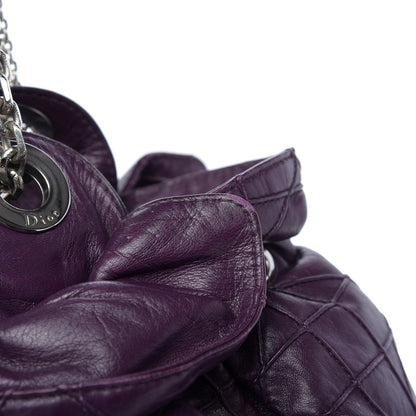 Christian Dior Lambskin Cannage Medium Le Trente Tote Purple 16 of 18