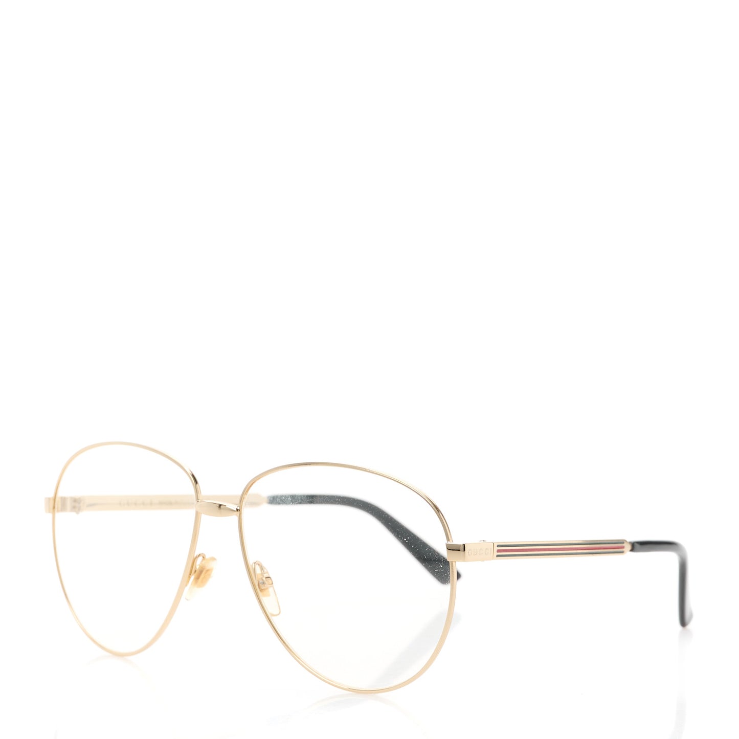 Aviator Eyeglasses GG0138S Gold Black