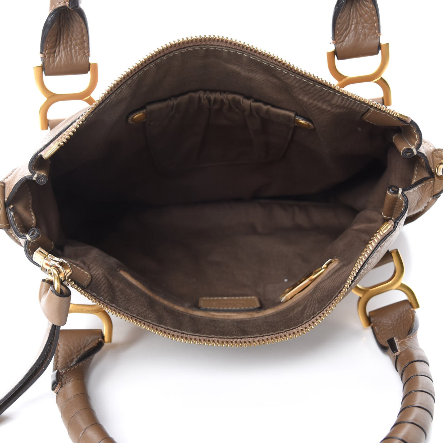 Calfskin Medium Marcie Satchel Nut